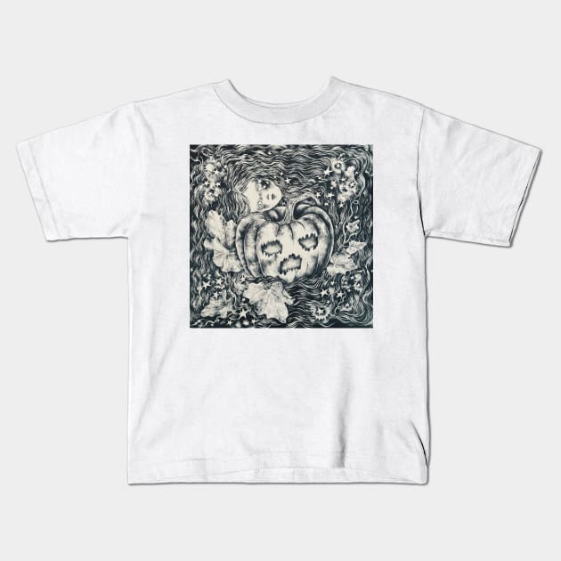 Foreign Forest "Melancholia" Kids T-Shirt by sokuseki